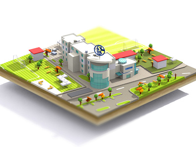 Isometric Environnement - Schalke Club