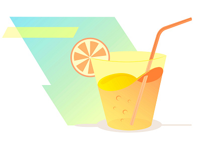 Drink art beach design digital painting digitalarts digitalartwork drink holiday illustration juice vacation
