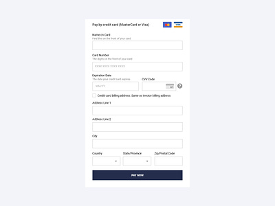 Credit Card Form PSD button credit credit card form design download form free psd ui vector