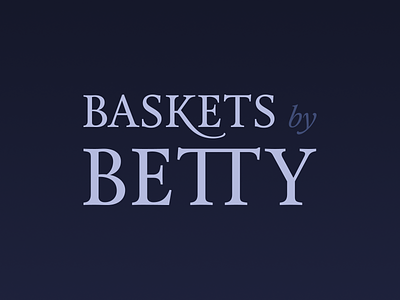 Baskets by Betty