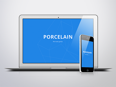 Porcelain Preview clean landing page minimal preview simple ui design