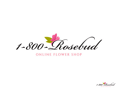 Rosebud Logo branding colorful flower flower shop identity logo logo design