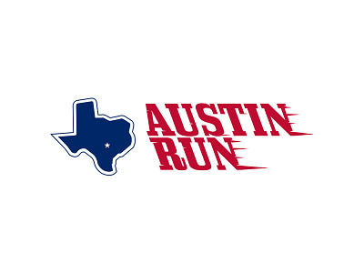 Austin Run Logo branding charity identity logo logo design print sprint