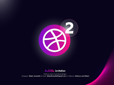 Dribbble Invitation colorful designer dribbble dribbble invitation dribbble invite dribbble portfolio free freelancer give away graphics designer inspiration inspiring invitation invite invites need dribble invite short two ui