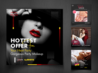 Beauty Banner Ads Designs, Themes, Templates And Downloadable Graphic  Elements On Dribbble