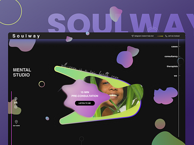 Soulway Landing page Design design graphic design landing page ui ux