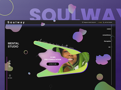 Soulway Landing page Design