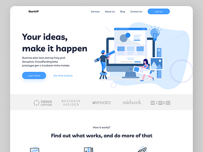 Web development Landing Page