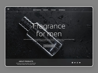 Perfumes Web Design