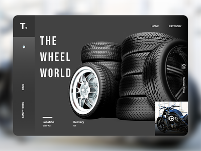 Tyres online web branding deisgner design designs minimal new ui ux web