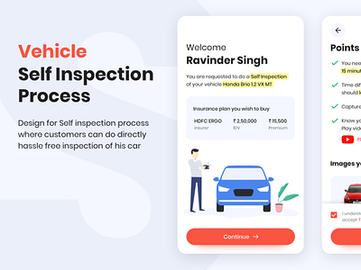 Vehicle Self Inspection - UI/UX