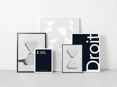 Etude Stucky Branding 2d 3d aeonik branding darkblue design flat grey logo minimal minimalist poster posterdesign simple simplicity typography visualidentity