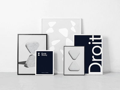 Etude Stucky Branding 2d 3d aeonik branding darkblue design flat grey logo minimal minimalist poster posterdesign simple simplicity typography visualidentity