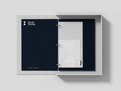 Etude Stucky Branding aeonik branding darkblue design flat graphicdesign grey logo minimal minimalist simple simplicity typography