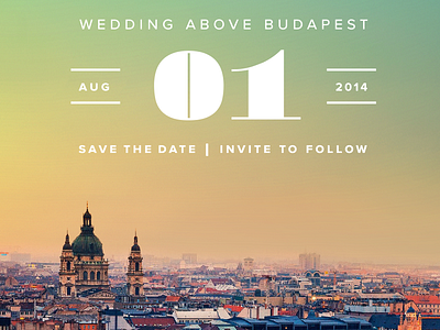 save the date 2014 august budapest city rooftop wedding save the date sunset typography wedding