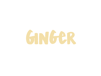 ginger letters custom type ginger hand lettering hungarian lettering letterpress paperreka spice spicy thick letters