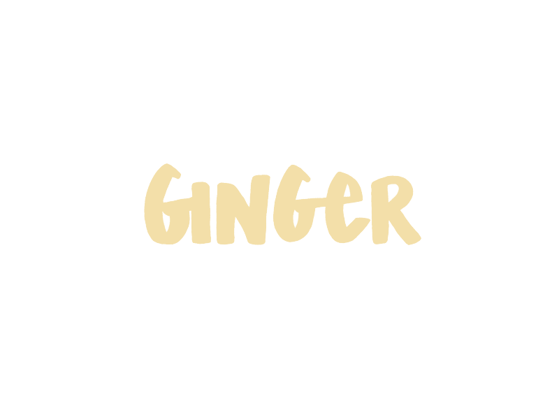 ginger letters by paperreka on Dribbble