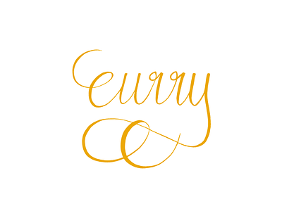 curry lettering