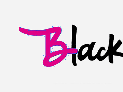 blackburn logo blackburn handlettering letterb lettering script vector