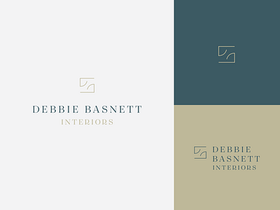 final identity corners db design door opening interior design interior designer letter b letter d logo