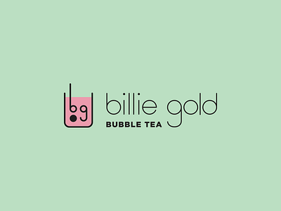 billie gold bubble tea final logo