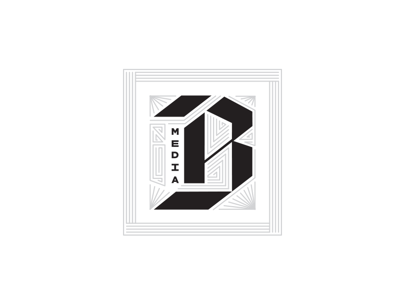 Bard illumination branding b monoweight black white black blackletter border script illumination logo lettering bard