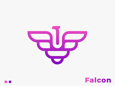 Falcon Logo Design animale logo bird dove eagle falcon falcon heavy falcon logo falcons geometric icon letter logotype design mark monogram negative space nest symbol