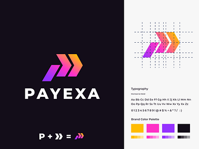 Payexa / P Letter Logo Design abstract branding icon lettermark logo logodesign logotype mark modern monogram p logo vector