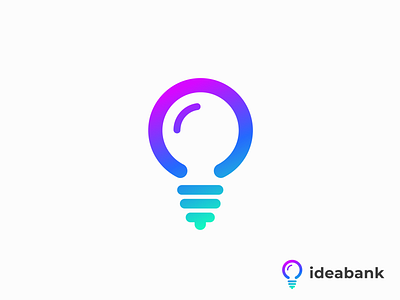 Idea Bank Logo Design By Enzamin Khan On Dribbble