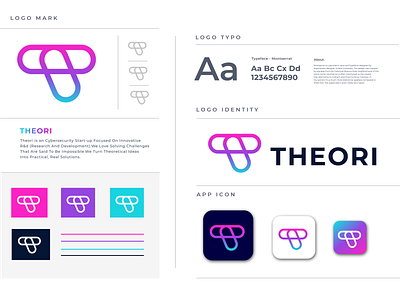 Theori, Letter/T Logo Design abstract branding cpmpany logo creative icon lettering lettermark logo logodesign mark minimalist monogram t logo theme themeforest therori vector