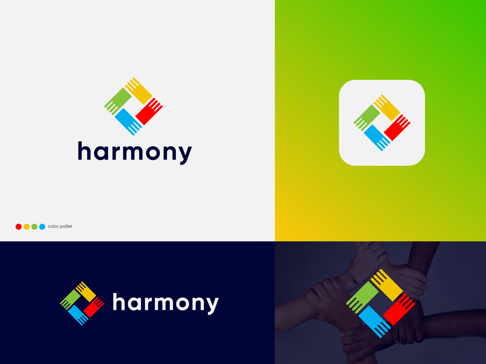 Harmony Logo Vector Vector & Photo (Free Trial) | Bigstock