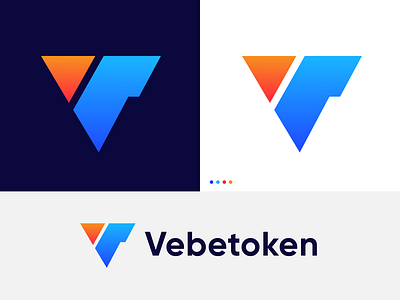 V & T Logo Design for Vebe Token