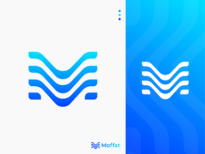 Moffat Logo Design 3d abstract animation branding buisness logo business logo design graphic design icon illustration lettermark logo m letter mark logo m logo minimalist logo moffate logo monogram motion graphics ui vector