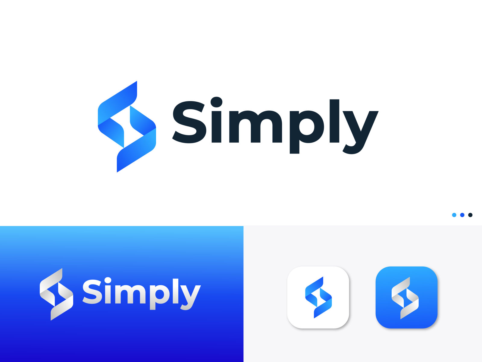 Simply Good Development Logo Design by Enzamin Khan™ on Dribbble