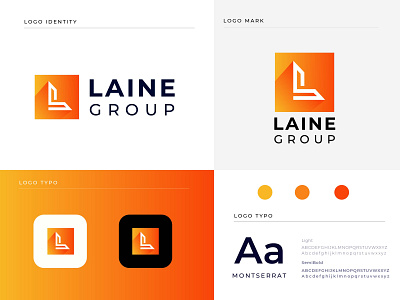 Laine Group Logo abstract branding business logo company logo design icon illustration l logo laine group logo lettermark logo logo design modern loog monogram ui vector