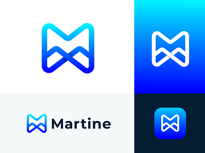 M / Letter Mark Logo Design