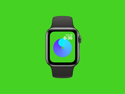 time experiments activity apple watch green minimalist rings ui