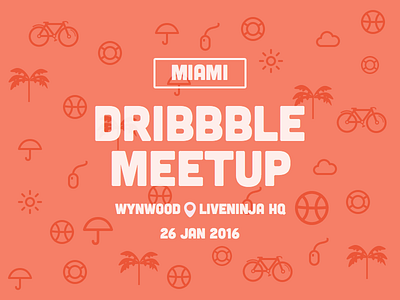 Miami Dribbble Meetup designers dribbble event meetup