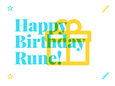 Happy Birthday Rune