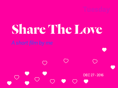 Share The Love Tweet share the love short film tweet type
