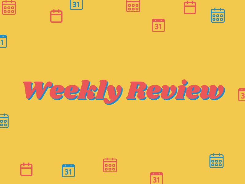 Weekly Review by Luis Ricardo La Torre on Dribbble