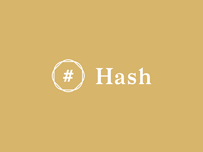 Hash Logo Negative branding feedback hash logo typography wordmark