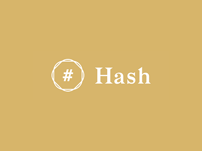 Hash Logo Negative