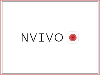 Nvivo App Icon and Logo dailyui icon logo typography