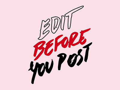 Edit Before You Post Handtype edit handtype pink rebound