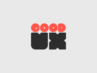 Good UX For Good branding good ux logo stickers
