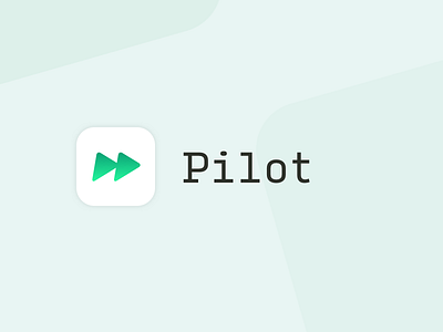 Pilot Logo gradients icon logo media logo pilot app