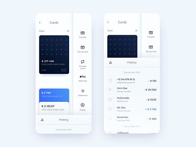 Bank App Concept Neumorphic