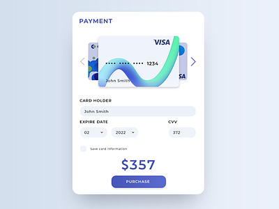 Credit Card Checkout bank bank card card checkout credit card daily ui 002 finance pay payment payment method ui ux design uidesign visa
