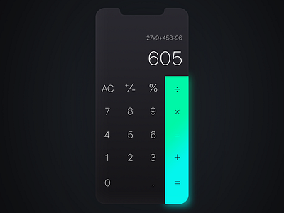 Calculator Daily Ui 004